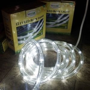 4 boxes of 12ft LED ROPE LIGHTS.